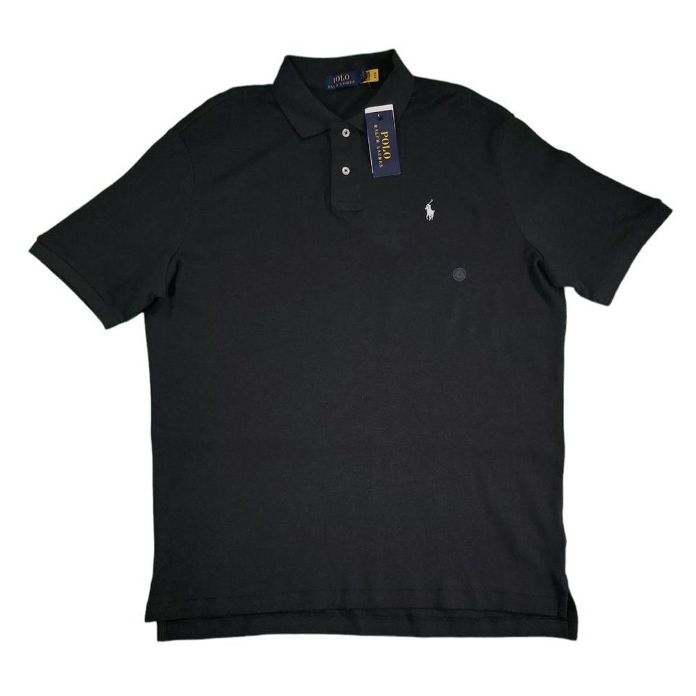 Polo Ralph Lauren Mens Black Cotton Short Sleeves Sz L/G